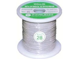 �T���n���g �W�����t����ETFE�d��100M���FAWG28-100M-WHITE