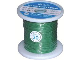 �T���n���g �W�����t����ETFE�d��100M�ΐFAWG30-100M-GREEN