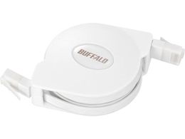 BUFFALO �c���̐܂�Ȃ�Cat6 LAN�P�[�u�� ���掮 2.5m �z���C�g BL6TM25WH