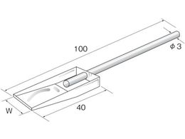Minimo �A�N�����`�b�v�z���_�[ W=10mm 10�{�� SA6401