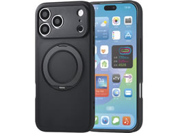 �G���R�� iPhone18 ProMax �n�C�u���b�h�P�[�X �Ɍ� MAGKEEP �X�^���h �u���b�N PM-A26DMGSTKBK