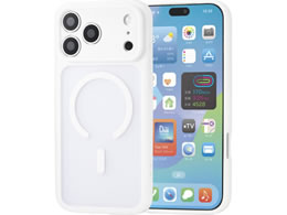 �G���R�� iPhone18 ProMax �n�C�u���b�h�P�[�X �Ɍ� MAGKEEP �}�b�g �z���C�g PM-A26DMAG2KCWH