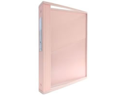 �J���e�u�b�N(�N���A�[�^�C�v)A4 4�� �s���N �w��40mm 0-5639-14