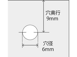 プラス パンチ 1穴 ドリルパンチ パイプ式 PU-100DR 30-406