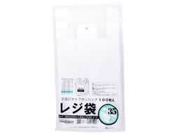 紺屋商事 規格レジ袋(乳白) 35号 100枚 00722135 | Forestway【通販