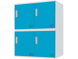 Netforce �L���[�{�C�h ���b�J�[ 4�l�p 2��2�i �V�����_�[�� ����450mm �X�`�[�� �z���C�g�~�u���[ CUB3545S04-WHBL