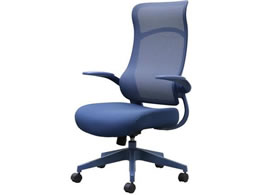 Netforce �I�[�����f�U�C���`�F�A �I�t�B�X�`�F�A �I�t�� ��730�~���s680mm ���b�V�� �����֎q �u���[ ARD-2-FW-BL
