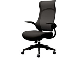 Netforce �I�[�����f�U�C���`�F�A �I�t�B�X�`�F�A �I�t�� ��730�~���s680mm ���b�V�� �����֎q �u���b�N ARD-2-FW-BK