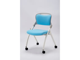 Netforce �X�^�b�L���O �~�[�e�B���O�`�F�A �L���X�^�[�t �z���� 2�r�Z�b�g �u���[ MJ-40S-FW-BL