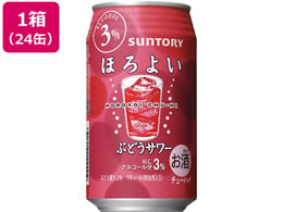 酒 サントリー ほろよい ぶどうサワー 3度 350ml 24缶 Forestway 通販フォレストウェイ