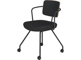 �R�N�� �`�F�A ���[�e �L���X�^�[�r �t���[���^�C�v �w�N�b�V���� K16-B25CU-BE6RE61