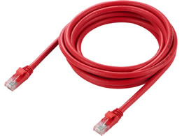 �G���R�� LAN�P�[�u�� Cat6A 10Gbps 500MHz �ܐ܂�h�~ ���� 3m ���b�h LD-GPA�^RD3