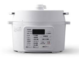 アイリスオーヤマ 電気圧力鍋 2.2L ホワイト PC-MA2-W22L質量