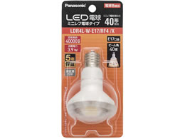 パナソニック LED電球ミニレフ形 40W相当電球色 LDR4LWE17RF4X