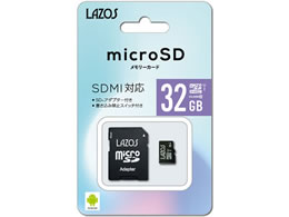 Lazos Microsdhcメモリーカード 32gb L 32msd10 U1 Forestway 通販フォレストウェイ