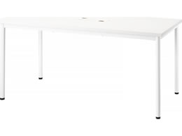 �G�����T ��c�p�e�[�u�� �����` W1500�~D750�~H720mm �V�z���C�g �r�z���C�g LAT-1575-WHW