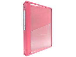 �J���e�u�b�N(�N���A�[�^�C�v)A4 4�� ���b�h �w��40mm 68-5129-36