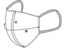 �i�K�C���[�x�� �}�X�N(2���g)M �z�}�X�N 25-2810-00 HOS-5515(M)