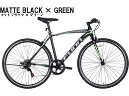 21Technology �N���X�o�C�N �V�}�m��6�i�ϑ� 700�~28C �}�b�g�u���b�N �O���[�� GT100