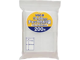 �W���p�b�N�X �`���b�N�ܕt�|���܌��� ���� ����0.08mm 200�� VGC8
