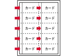 リヒトラブ リクエスト カードポケット A4タテ 30穴 20枚 G49050