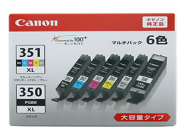 Canon BCI-351XL + 350XL 6色マルチパック　インクタンク