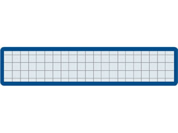 コクヨ マグネット見出し青 25×110 マク-411B | Forestway【通販