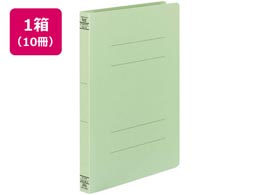 フラットファイル(厚とじW) A4タテ 250枚収容 緑 1セット(200冊:10冊