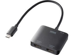 �T�����T�v���C USB Type-C�[HDMI�ϊ��A�_�v�^ 2�|�[�g 4K�EPD�Ή� AD-ALCMST2HDPD