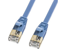�T�����T�v���C CAT7�t���b�gLAN�P�[�u�� �u���[ 15m KB-FLU7-15BL