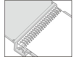 コクヨ データバインダーW(バースト用) T11×Y9 22穴 EBW-Z91