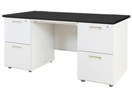 Netforce �i�b�c ������ 2+2�i ��1400mm �z���C�g�~�u���b�N LRD-147-WHBK22