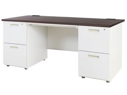 Netforce �i�b�c ������ 2+2�i ��1600mm �z���C�g�~�_�[�N�u���E�� LRD-167-WHDBR22