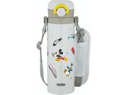�T�[���X THERMOS �^��f�M�L�b�Y�P�[�^�C�}�O ���� 0.5L �����^�b�` �ۉ� �ۗ� �f�B�Y�j�[ ���C�g�O���[ JPF-500DS LGY