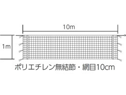 TOEI LIGHT �g�[�G�C���C�g �o���[�{�[���l�b�g 9�l�� ���q �㕔�̂ݔ��ѕt ����AA�� 440T 60�{ �x�N�g�����R�[�h 7mm�~15m