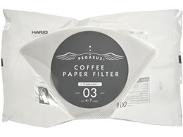 HARIO �y�K�T�X�R�[�q�[�y�[�p�[�t�B���^�[ 03W 100�� PEF-03-100W