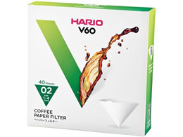 HARIO V60�p�y�[�p�[�t�B���^�[ 02W 40�� VCF-02-40W