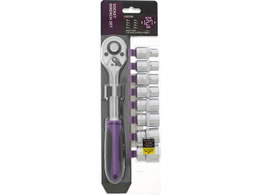 TAKAGI �z���_�[�t�� �\�P�b�g�����`�Z�b�g 9pcs �����p12.7mm (�~��) HSS-4