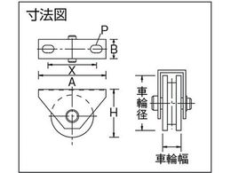 マルコン マルコン枠付重量車 90mm コ型 C-2350-90 | Forestway【通販