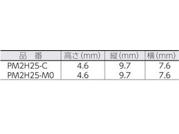 パンドウイット 押し込み型固定具 ナチュラル (100個入) PM2H25-C