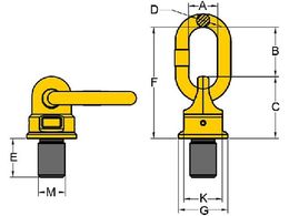 YOKE スイベルポイント M20 4t 8-271-020 | Forestway【通販フォレスト