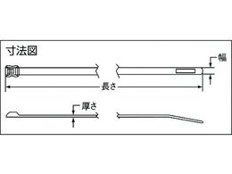 パンドウイット 結束バンド ベルトタイ ナチュラル (1000本入) ILT2S-M