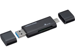 �O���[���n�E�X �J�[�h���[�_�[ SD microSD�Ή� GH-CRACA-BK