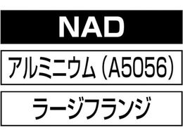 エビ ブラインドナット エビナット (平頭・アルミ製) 板厚2.5 M6×1.0