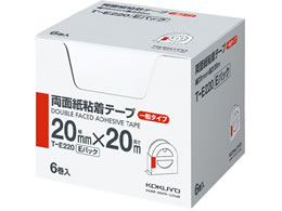 �R�N�� ���ʃe�[�v �����p�p�b�N 20mm�~20m 6��  T-E220