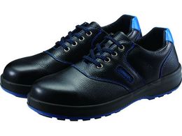 シモン 安全靴 短靴 SL11-BL黒／ブルー 25.5cm SL11BL-25.5