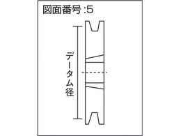 EVN ブッシングプーリー SPB 160mm 溝数1 SPB160-1 | Forestway【通販