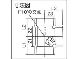 クボタケミックス VU継手 チーズ VU-DT200 VUDT200 | Forestway【通販