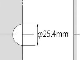 エビ ダイヤモンドカッター レーザー(乾式) 258mm 穴径25.4mm SL255254