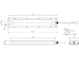 日機 防水型LEDフラット型ライト 15W DC24V NLE20CN-DC | Forestway